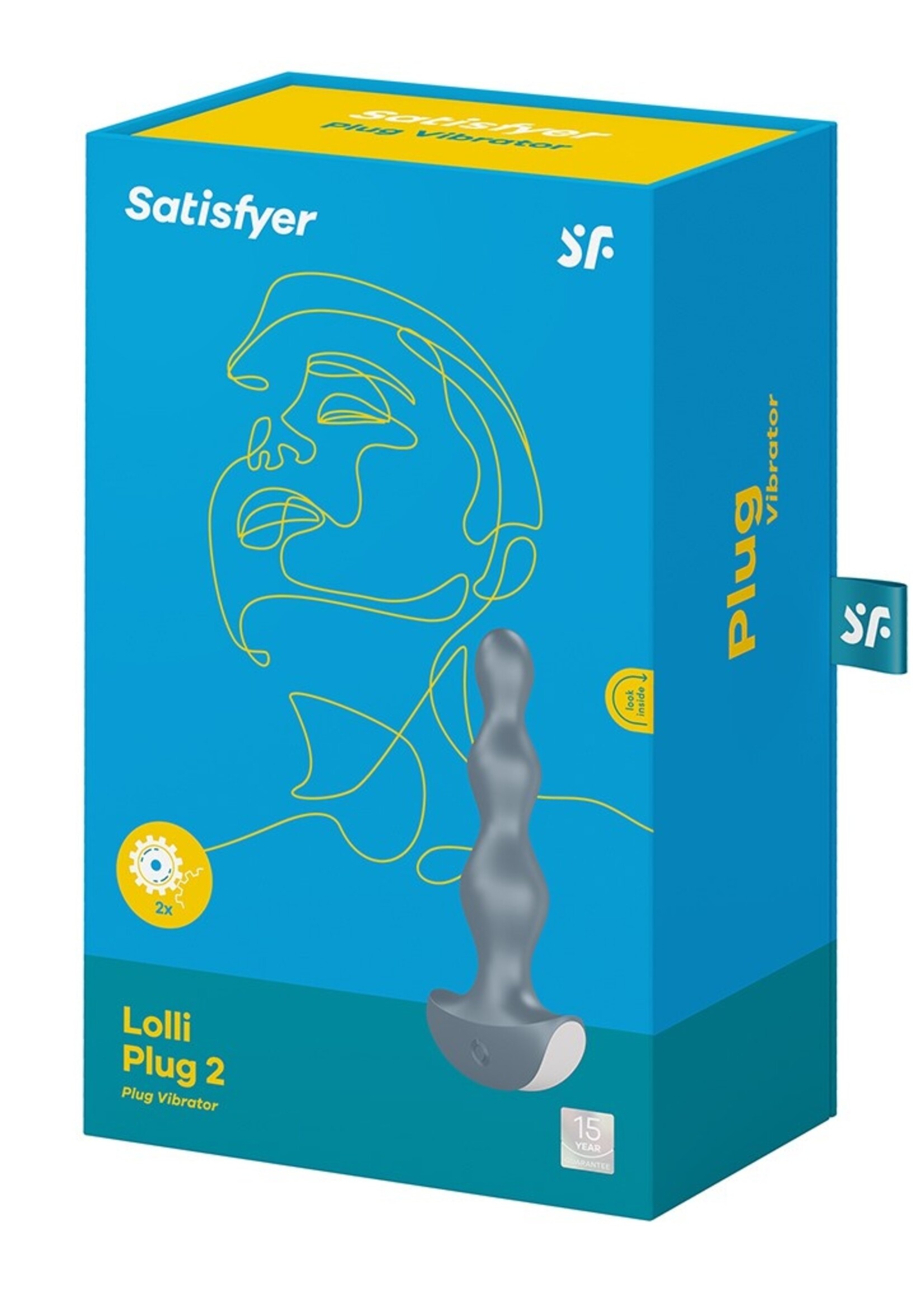 Satisfyer Lolli Plug 2 Grau – Analvibrator