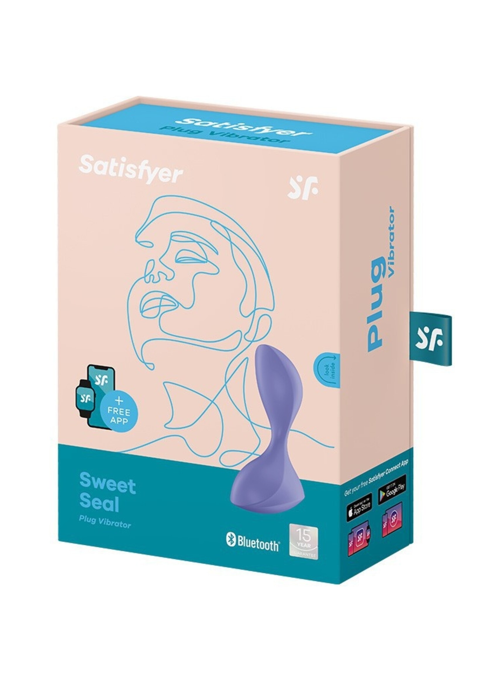 Satisfyer Sweet Seal - Anale vibrator met app-bediening