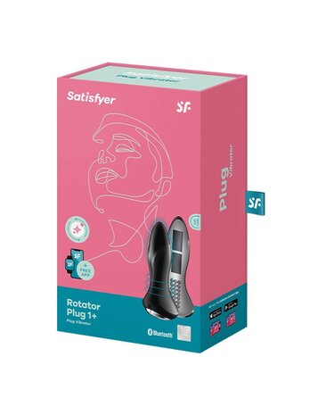 Satisfyer Satisfyer - Rotator Plug 1+ - Vibromasseur anal - Noir Satisfyer Satisfyer - Rotator Plug 1+ - Vibromasseur anal - Noir
