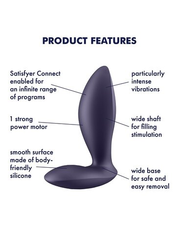 Satisfyer Power Plug – Analvibrator mit App-Steuerung Satisfyer Power Plug – Analvibrator mit App-Steuerung