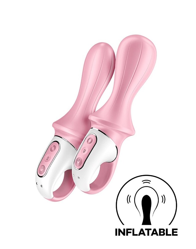 Satisfyer Satisfyer - Air Pump Booty 5+ - Inflatable Anal Vibrator (with App Control) - Pink
