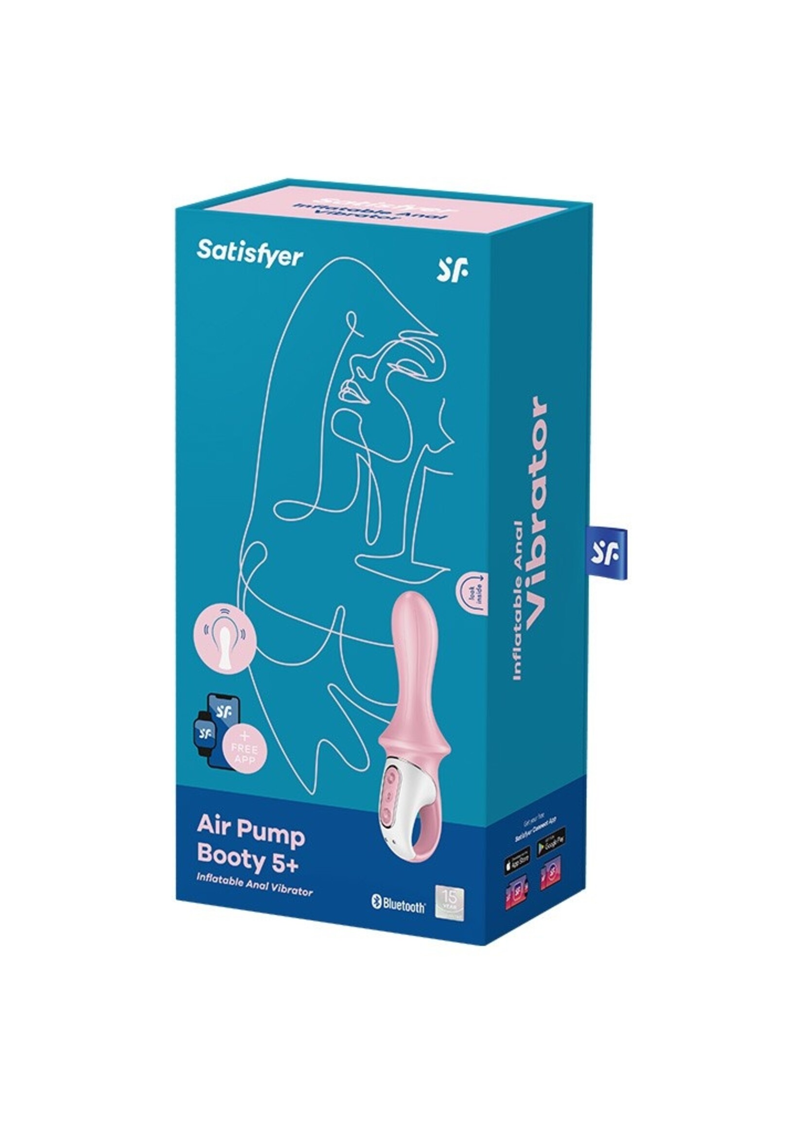 Satisfyer Air Pump Booty 5+ – Analvibrator mit aufblasbarer Funktion