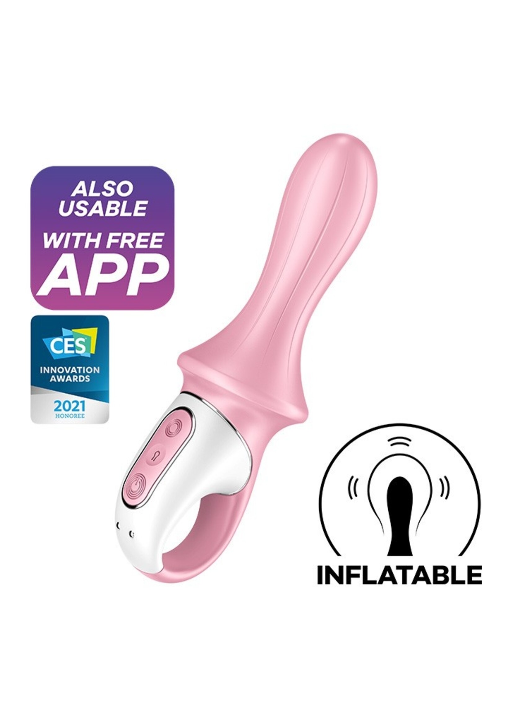Satisfyer Air Pump Booty 5+ – Analvibrator mit aufblasbarer Funktion