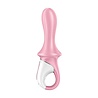 Satisfyer Air Pump Booty 5+ - Vibromasseur anal gonflable (avec contrôle par application) - Rose