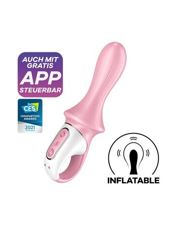 Satisfyer Air Pump Booty 5+ – Anale vibrator met opblaasbare functie Satisfyer Air Pump Booty 5+ – Anale vibrator met opblaasbare functie