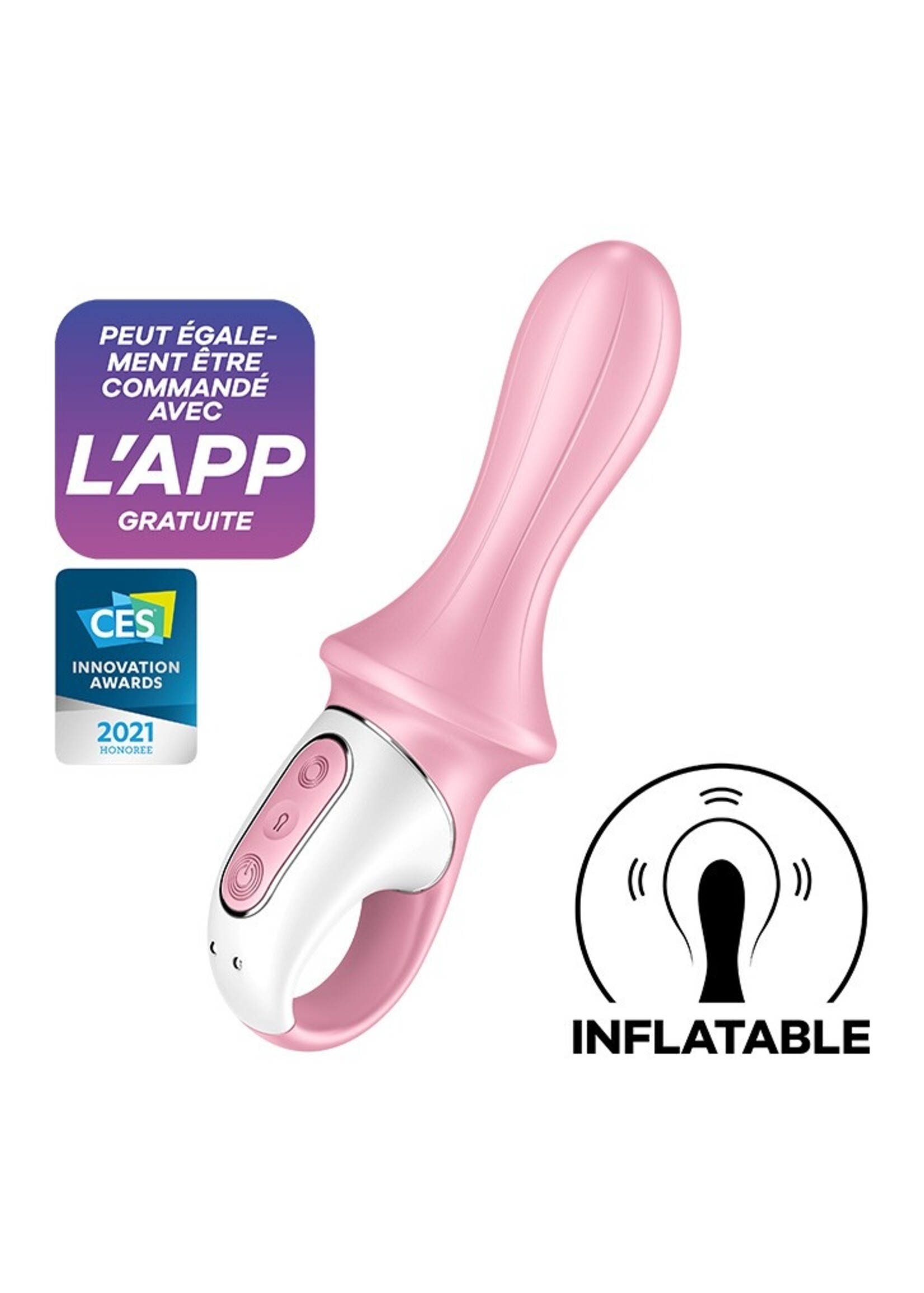 Satisfyer Air Pump Booty 5+ – Analvibrator mit aufblasbarer Funktion
