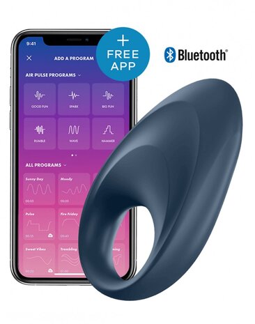 Satisfyer Satisfyer Cock Ring Mighty One / incl. Bluetooth and App
