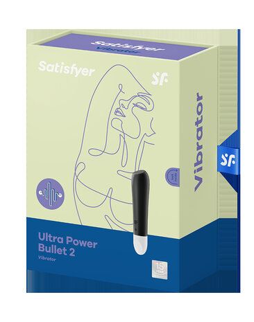 Satisfyer Satisfyer - Ultra Power Bullet 2 - Bullet Vibrator - Black