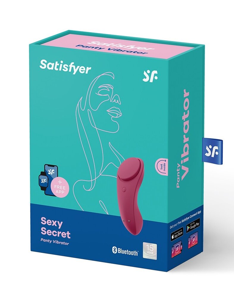 Satisfyer Sexy Secret Panty Vibrator – Klitorisvibrator mit App-Steuerung