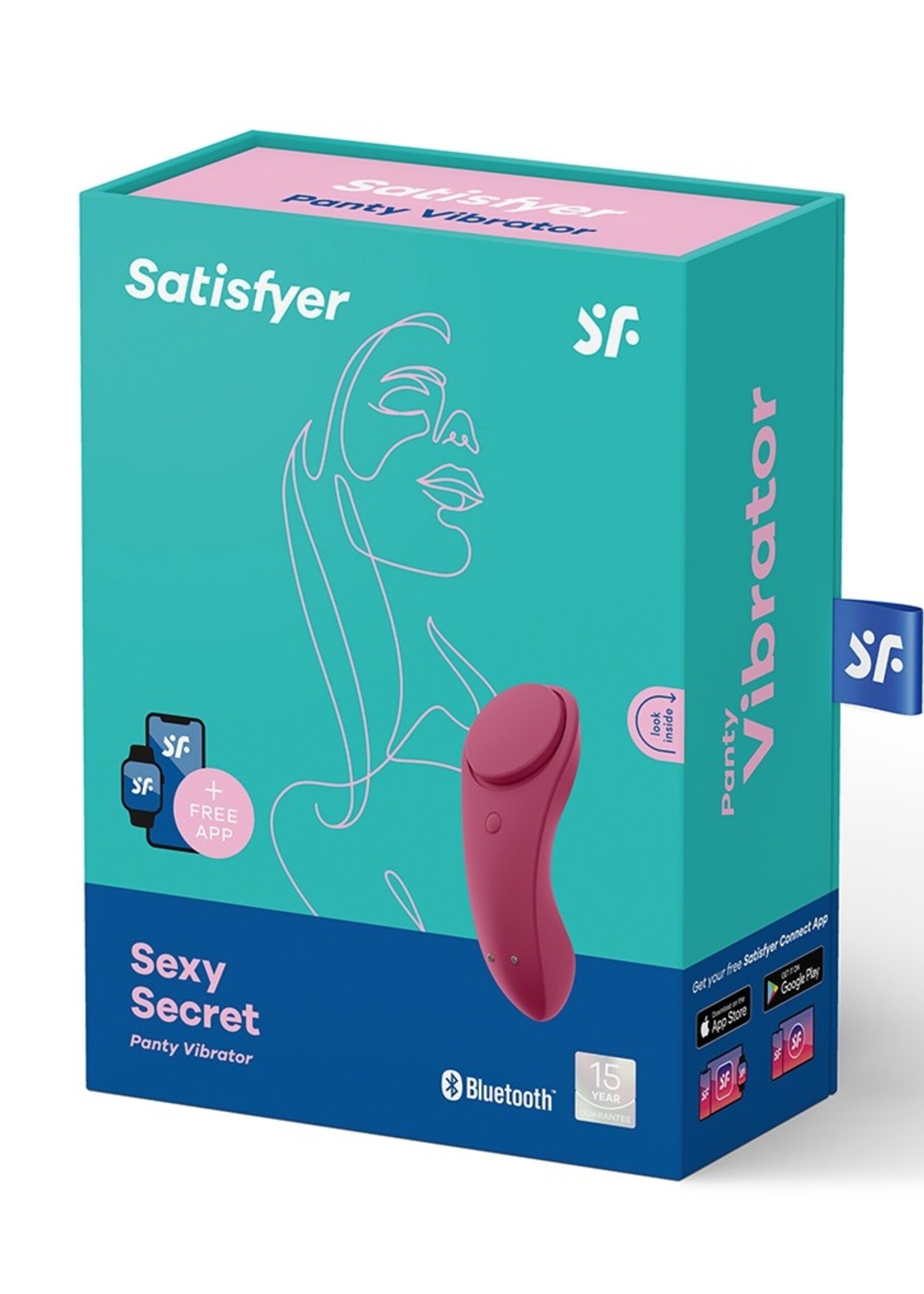 Satisfyer Sexy Secret Panty Vibrator / Incl. Bluetooth And App
