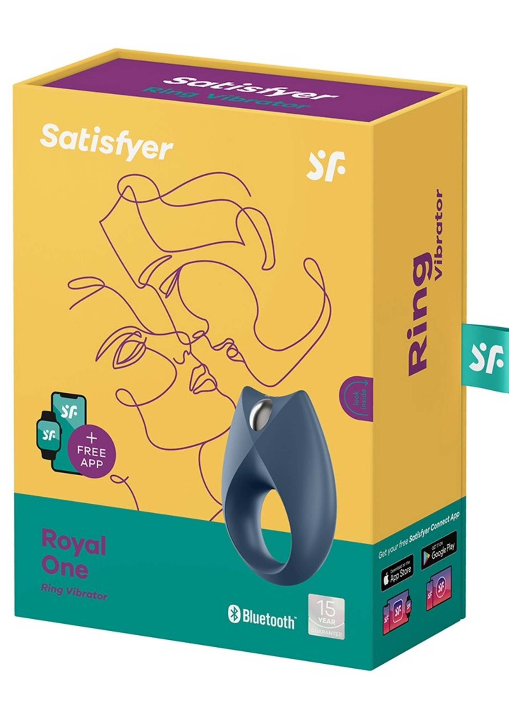 Satisfyer Cock Ring Royal One / incl. Bluetooth and App