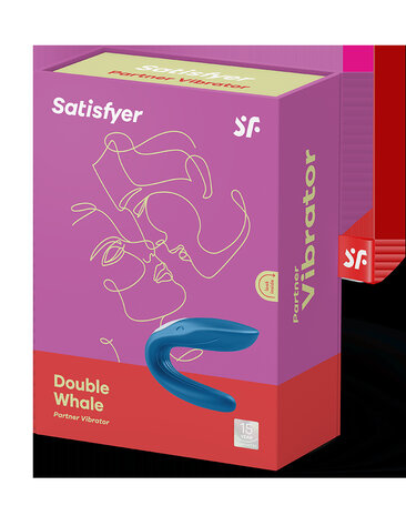 Satisfyer Partner Double Whale – Paarvibrator mit G-Punkt-Stimulation
