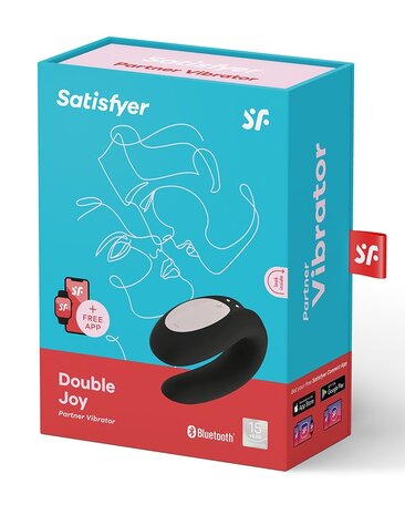 Satisfyer Satisfyer Double Joy Black  / incl. Bluetooth and App