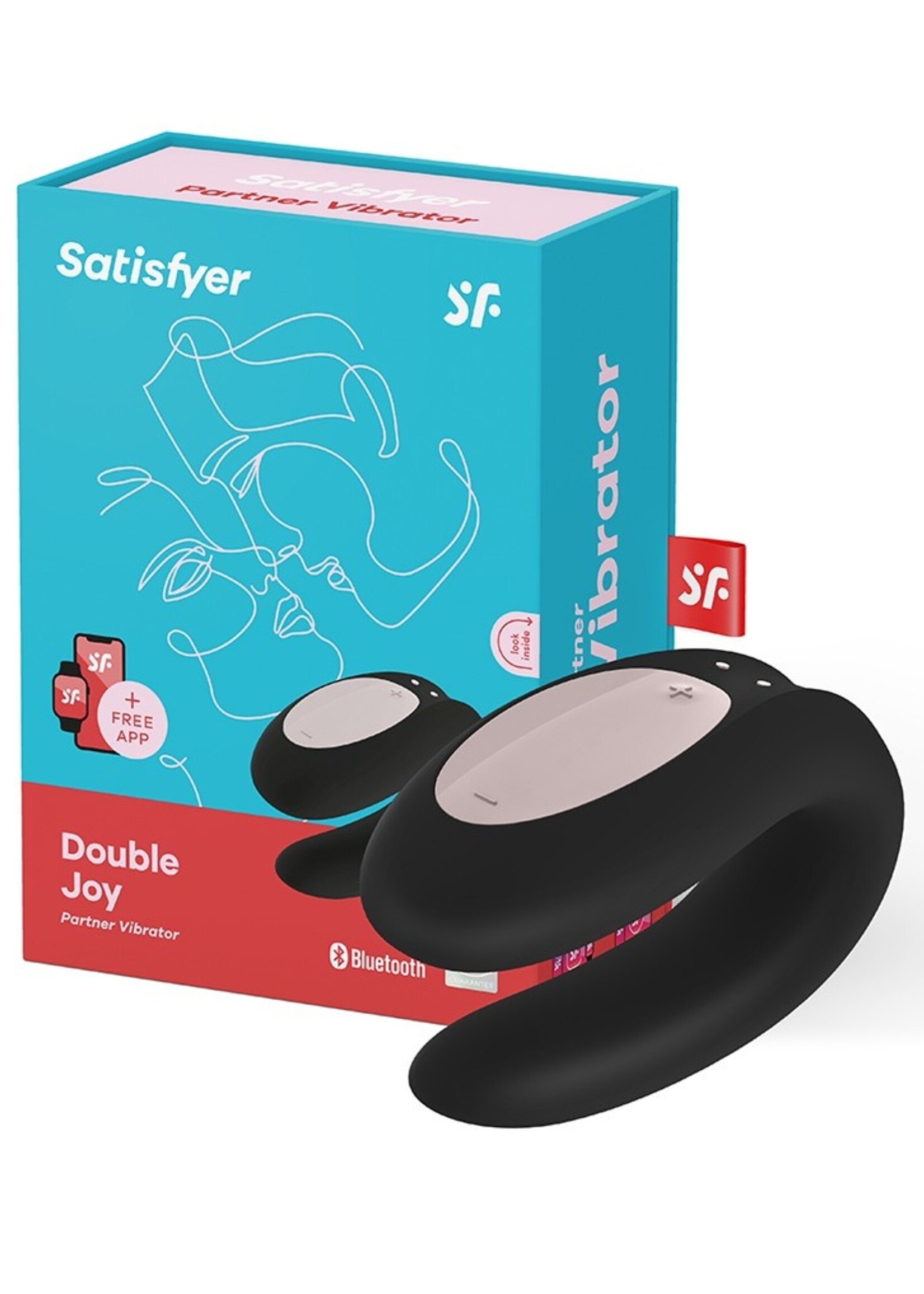Satisfyer Double Joy – Paarvibrator mit App-Steuerung