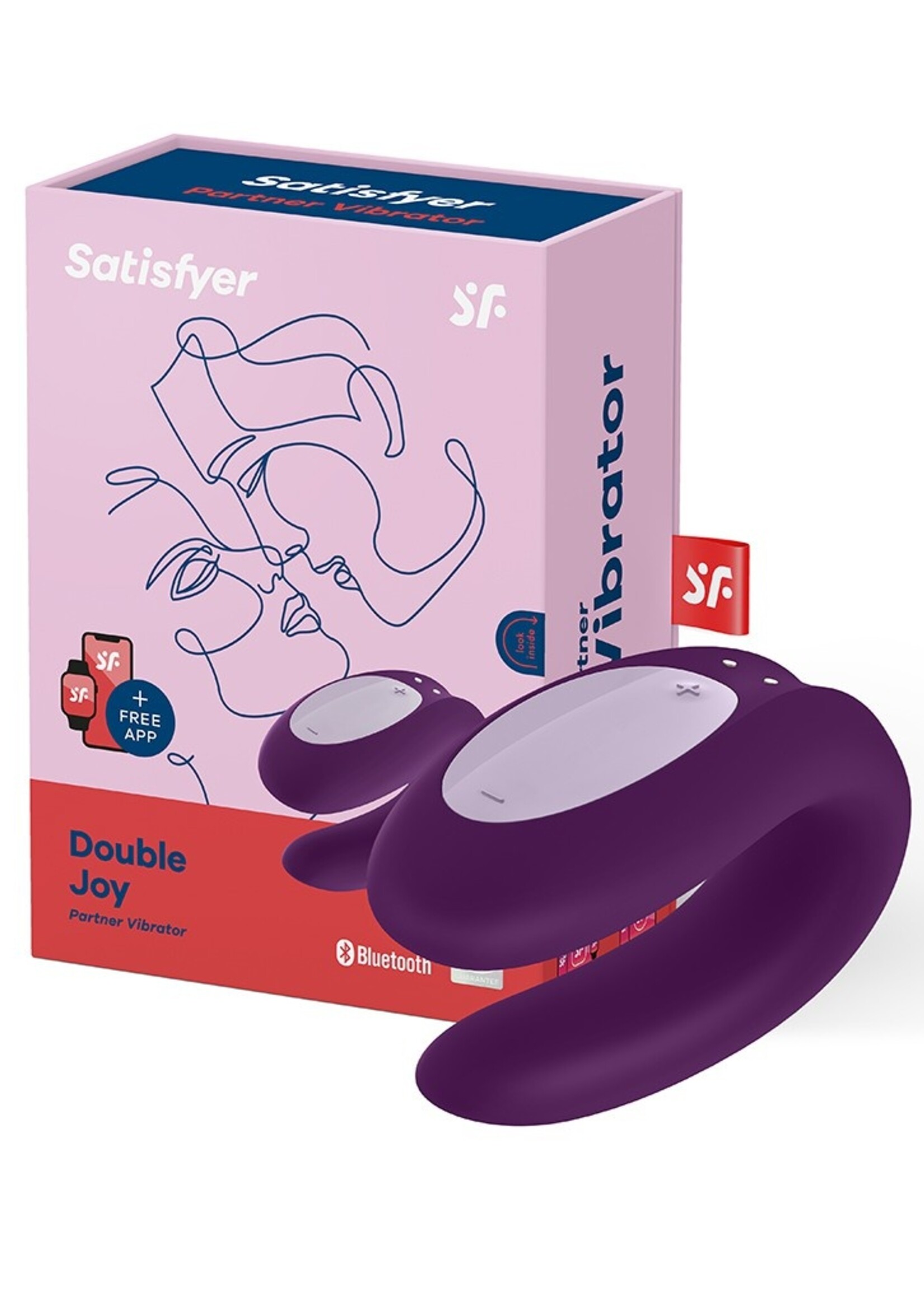 Satisfyer Double Joy – Paarvibrator mit App-Steuerung