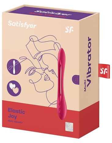 Satisfyer Satisfyer - Elastic Joy - Multi Vibrator - Red