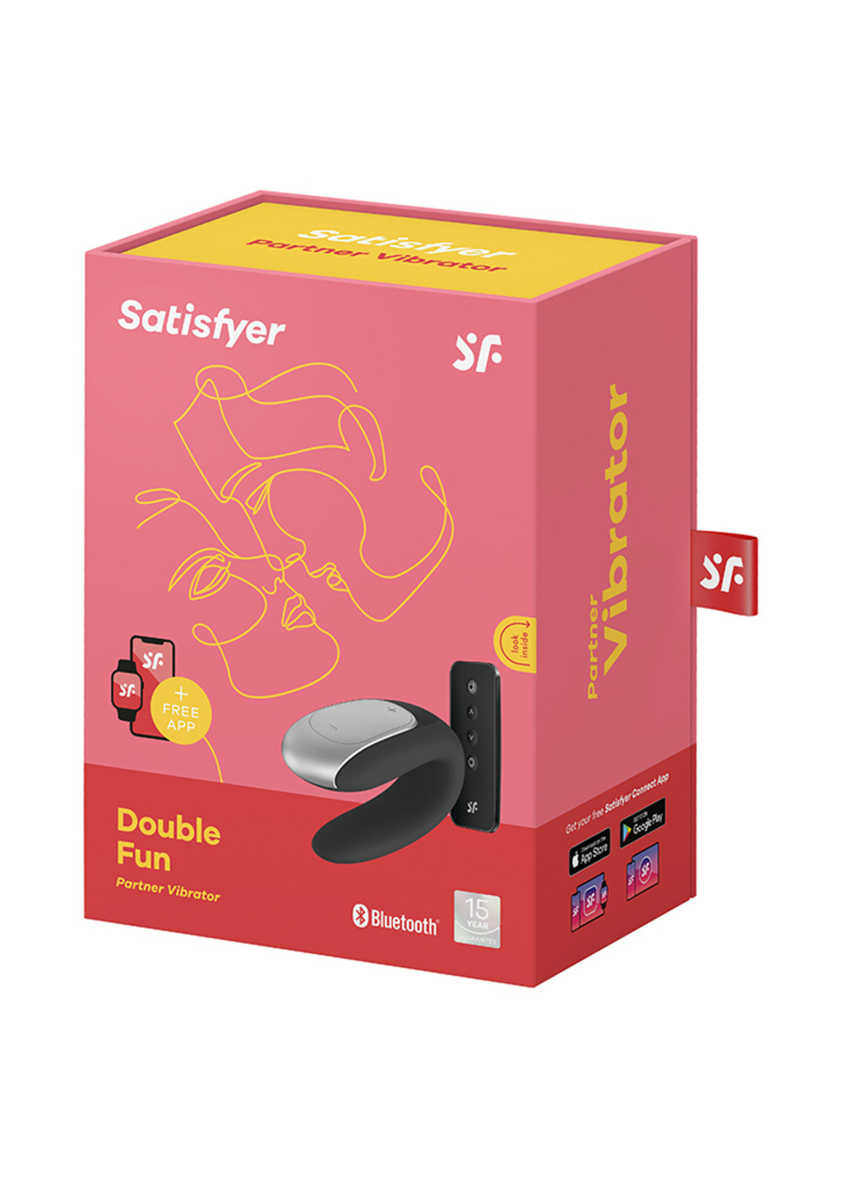 Satisfyer Dubbel plezier – Vibrator voor stellen met app-bediening