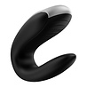 Satisfyer Double Fun - Vibromasseur de luxe pour couple - Noir