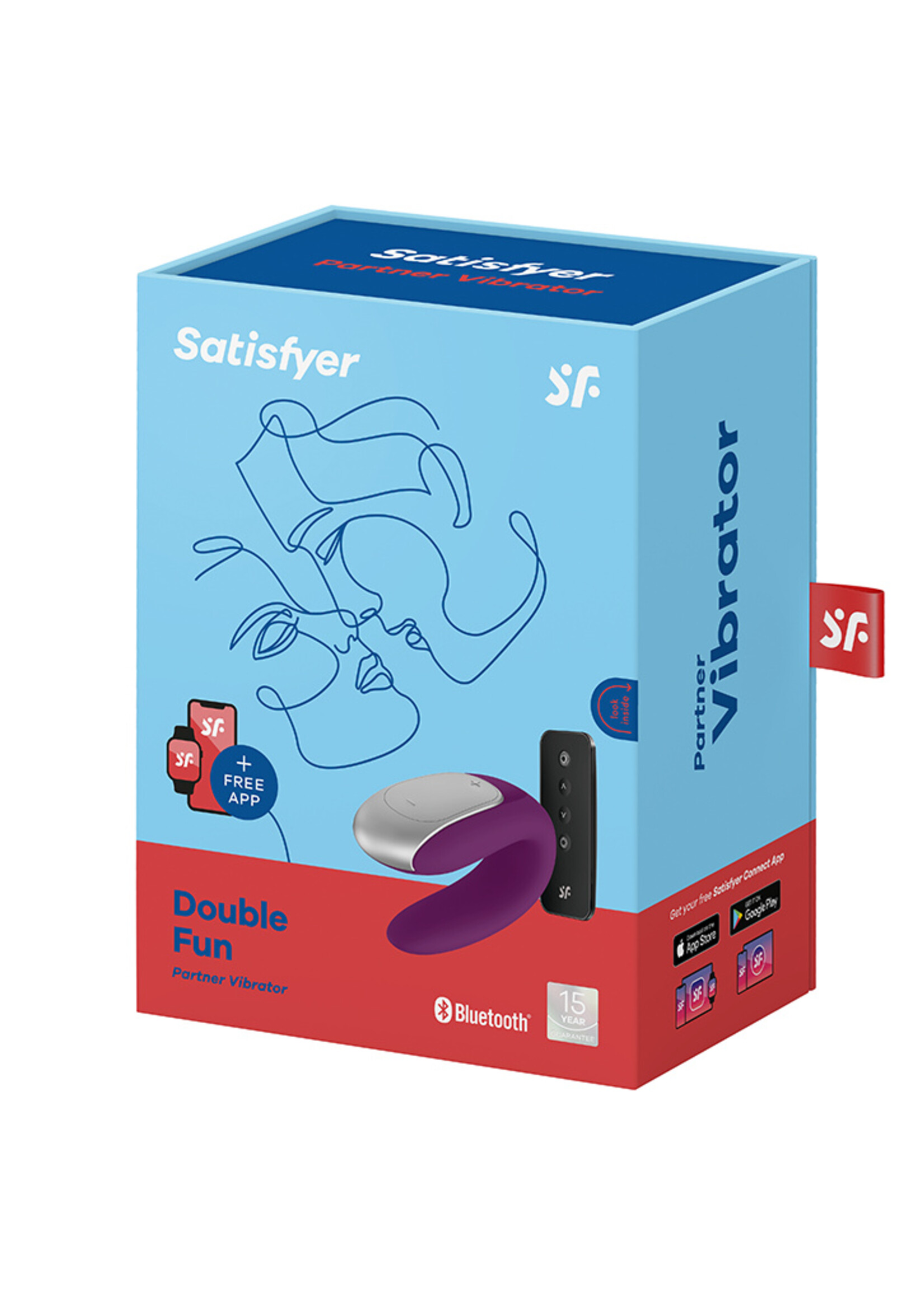 Satisfyer Dubbel plezier – Vibrator voor stellen met app-bediening