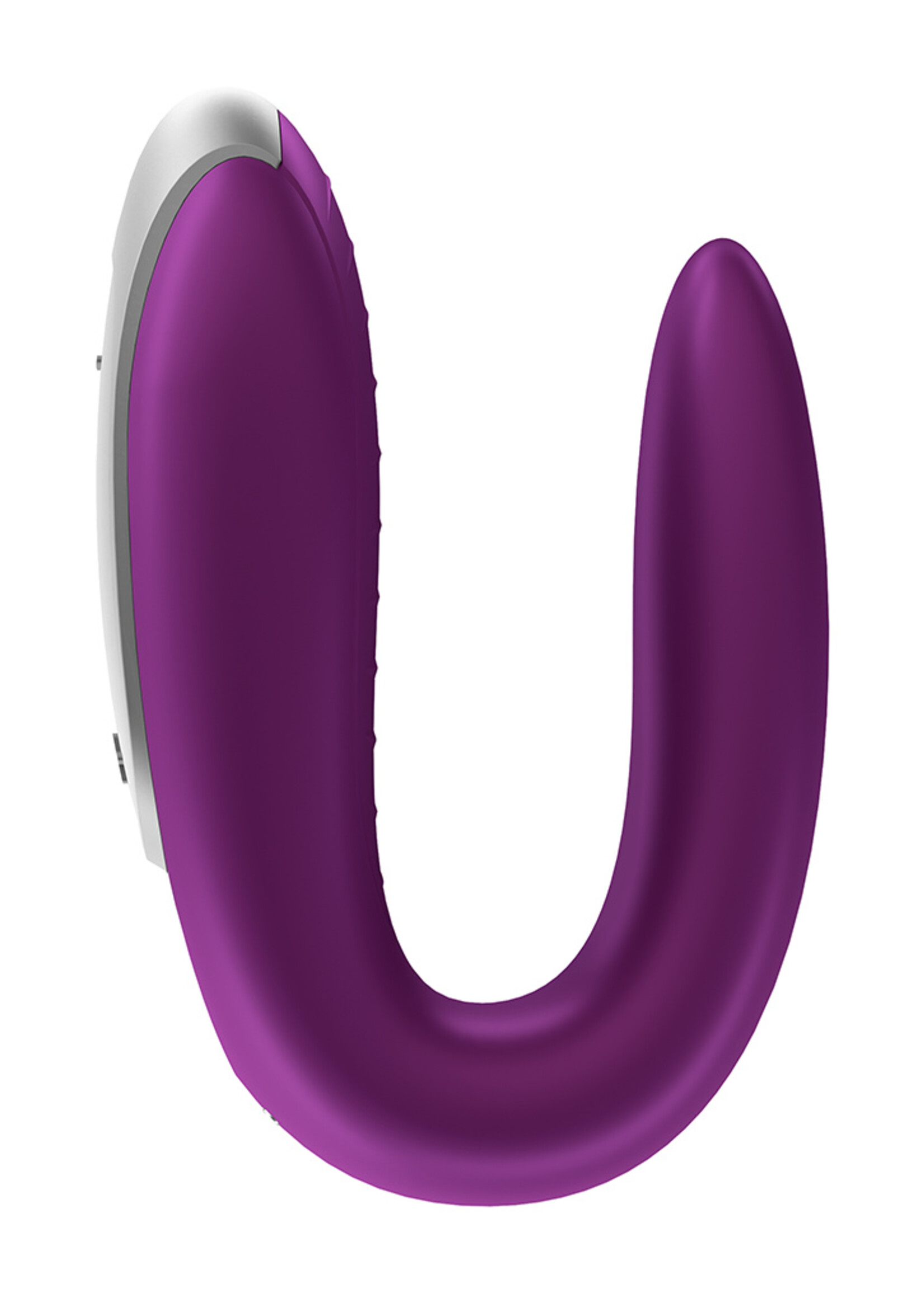 Satisfyer Double Fun - Vibromasseur de luxe pour couple - Violet