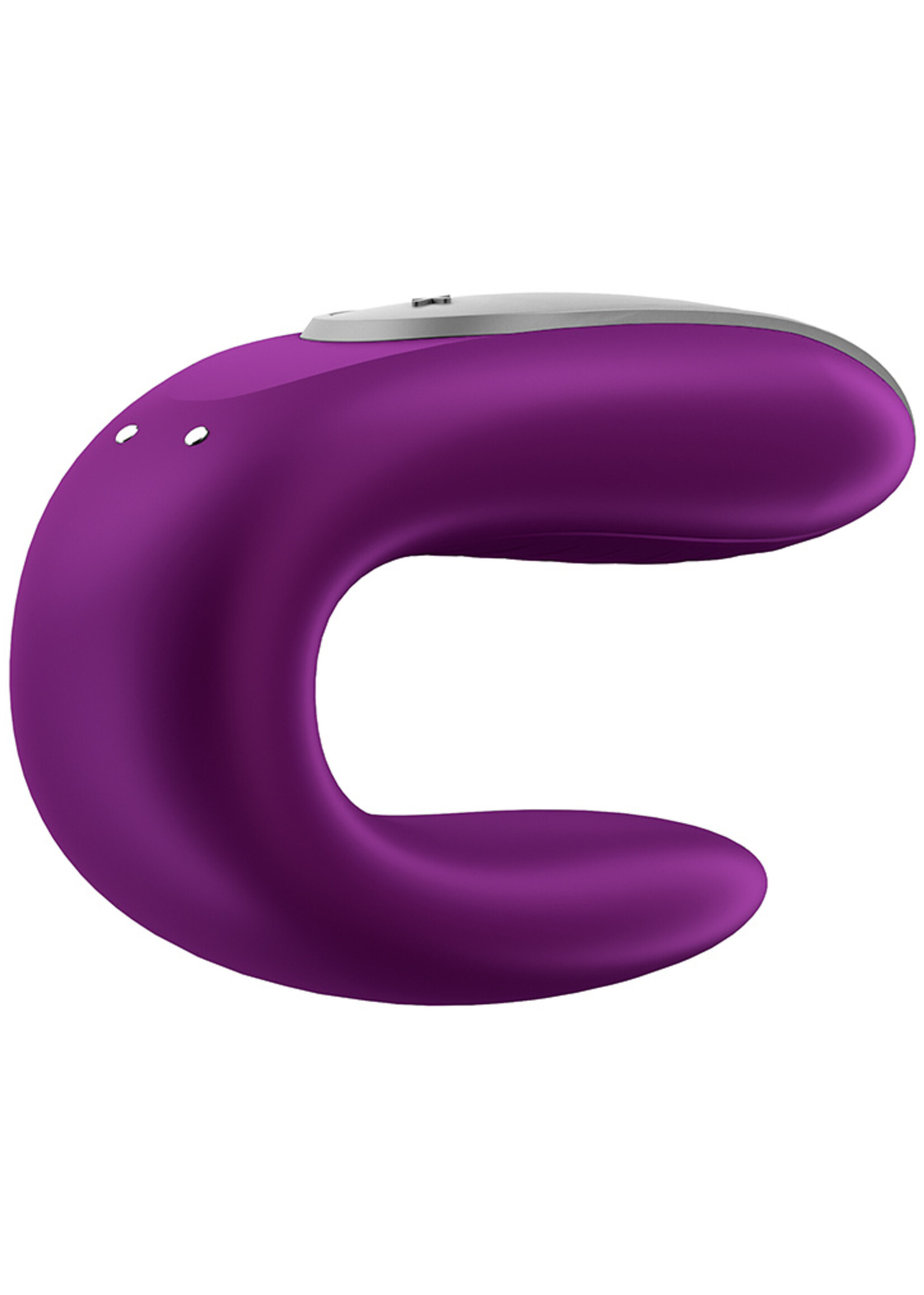 Satisfyer Double Fun - Vibromasseur de luxe pour couple - Violet