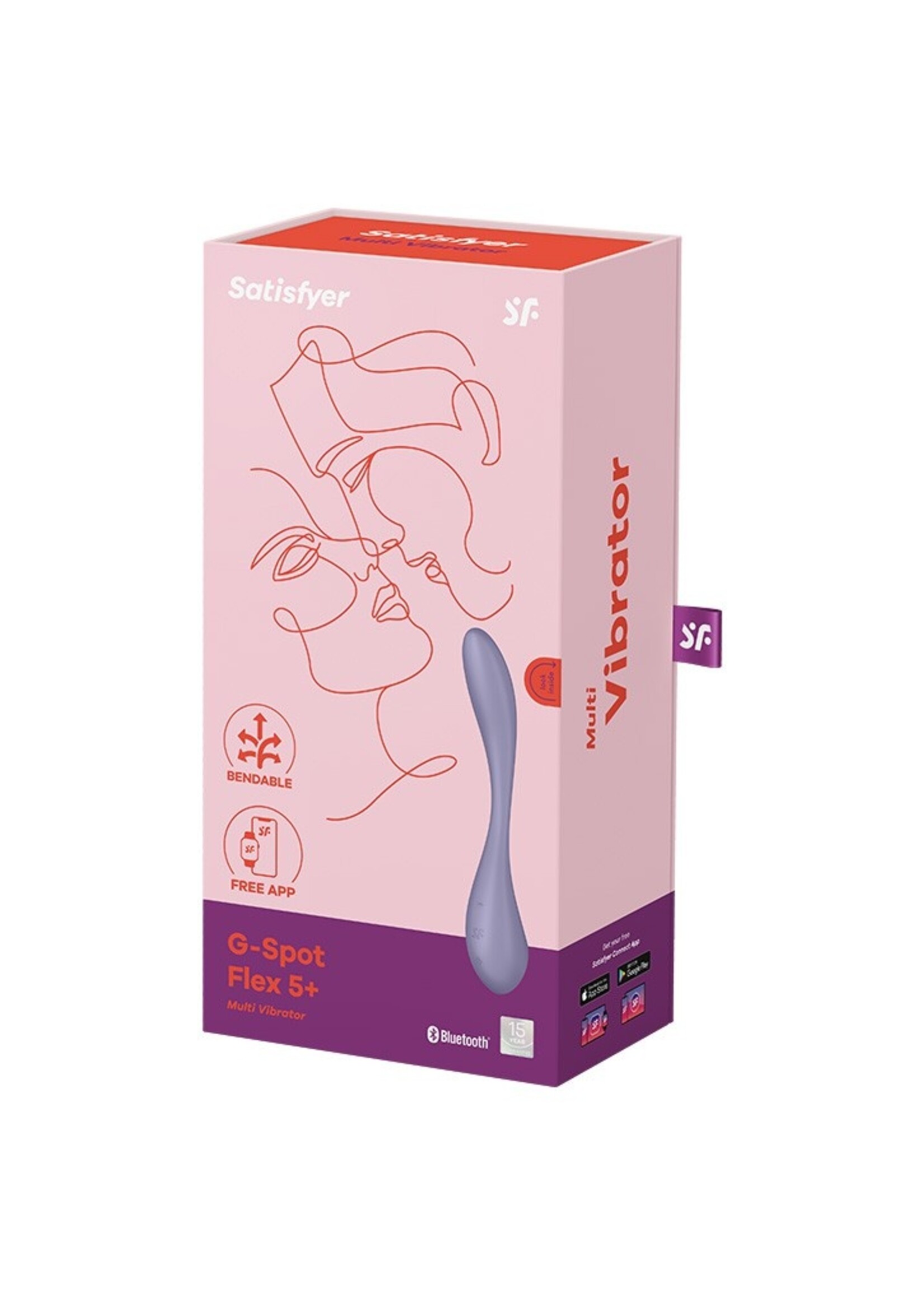 Satisfyer G-Spot Flex 5+ – G-spot vibrator met app-bediening
