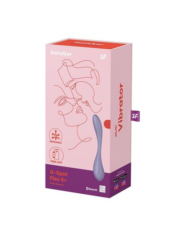 Satisfyer Satisfyer - G-Spot Flex 5+ - Flexible G-Spot Vibrator (mit App-Steuerung) - Lila