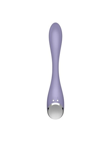 Satisfyer G-Spot Flex 5+ - Vibromasseur flexible pour point G (avec contrôle par application) - Lilas