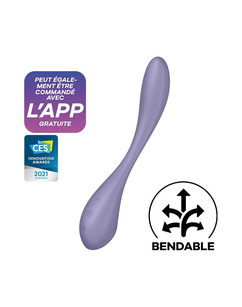 Satisfyer G-Spot Flex 5+ – G-spot vibrator met app-bediening Satisfyer G-Spot Flex 5+ – G-spot vibrator met app-bediening