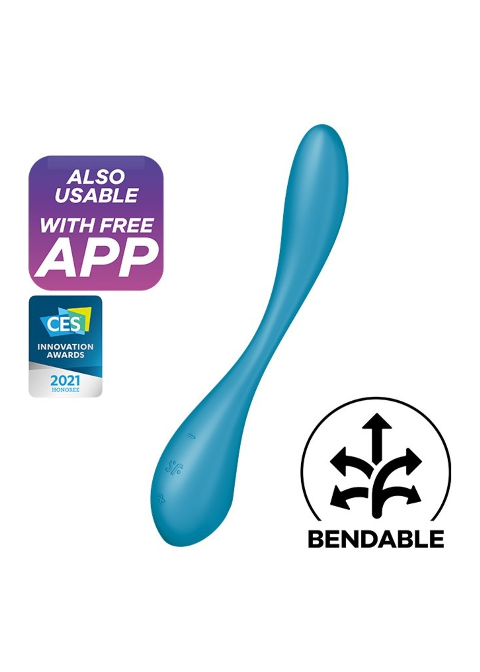 Satisfyer G-Spot Flex 5+ – G-Punkt Vibrator mit App-Steuerung