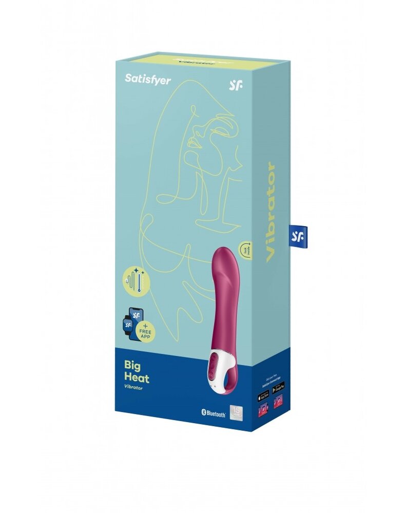 Satisfyer Big Heat – G-spot vibrator met verwarmingsfunctie Satisfyer Big Heat – G-spot vibrator met verwarmingsfunctie
