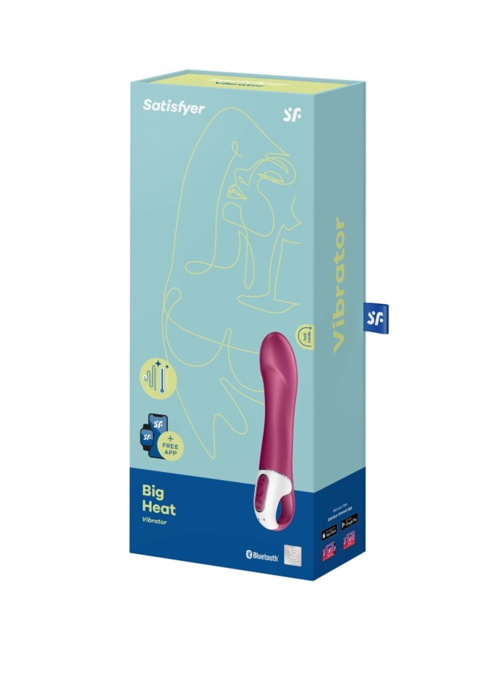 Satisfyer Big Heat – G-Punkt Vibrator mit Wärmfunktion