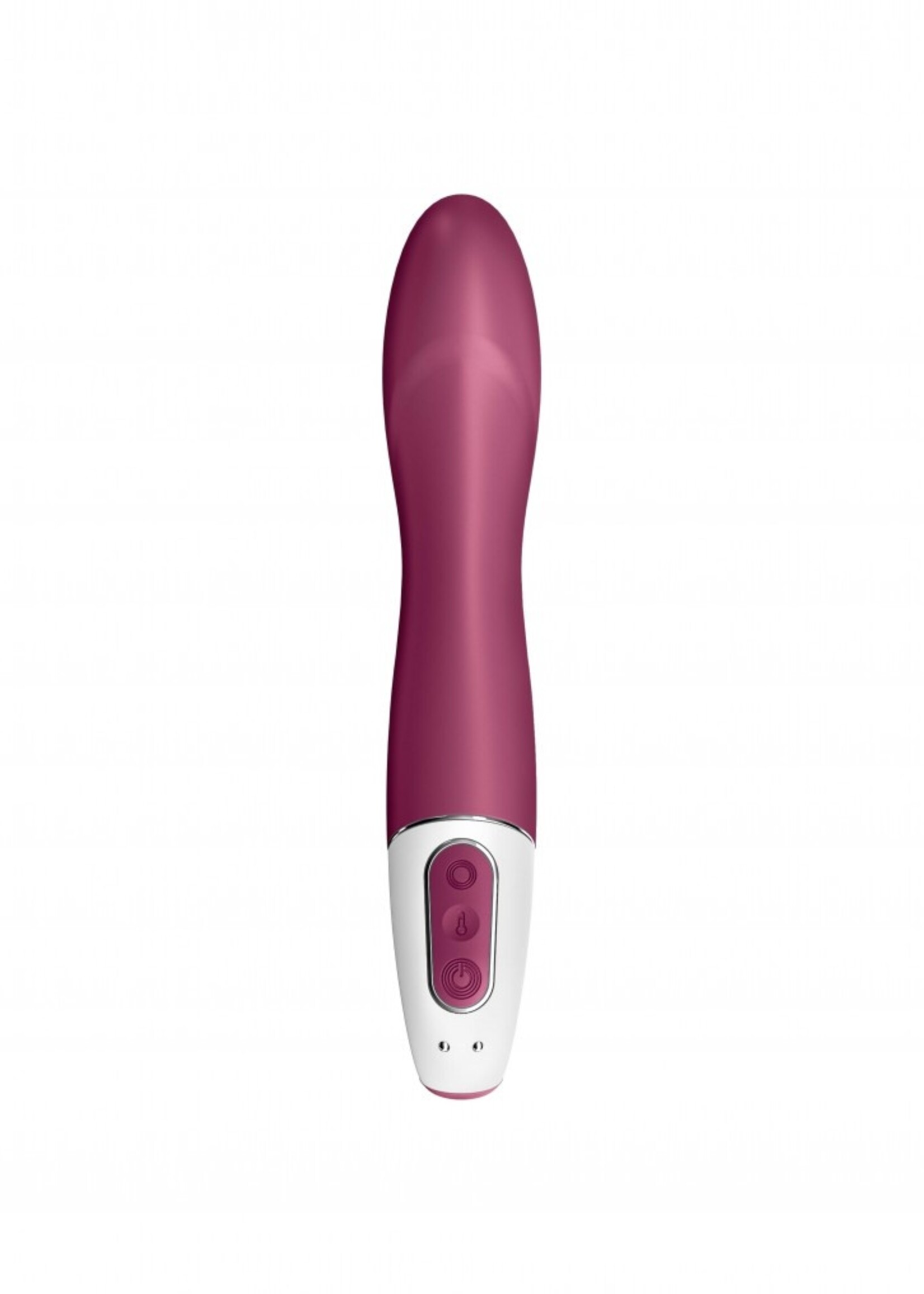 Satisfyer Big Heat - Vibromasseur chauffant pour point G - Berry