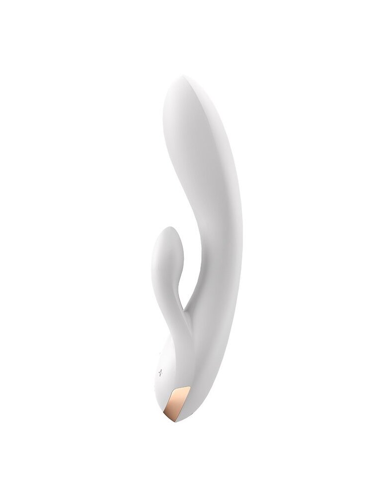 Satisfyer Double Flex – Konijnvibrator met app en 3 motoren Satisfyer Double Flex – Konijnvibrator met app en 3 motoren