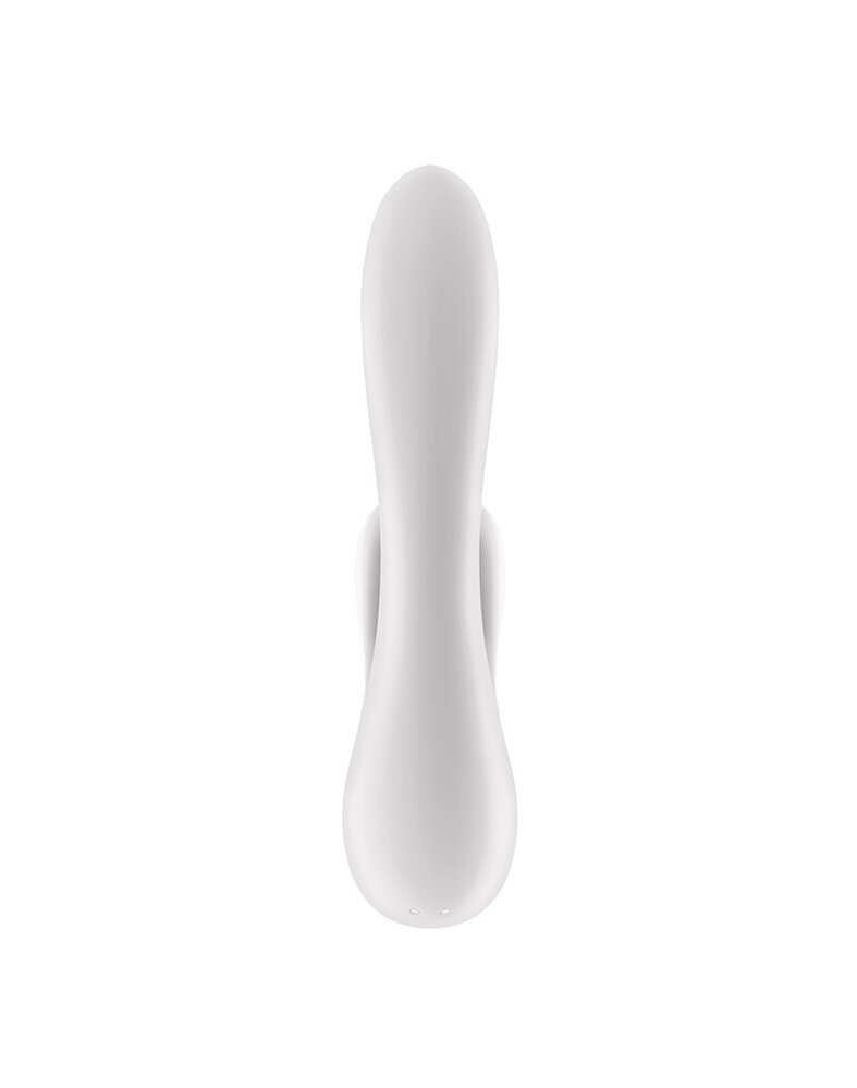 Satisfyer Double Flex - Vibrateur rabbit - Blanc