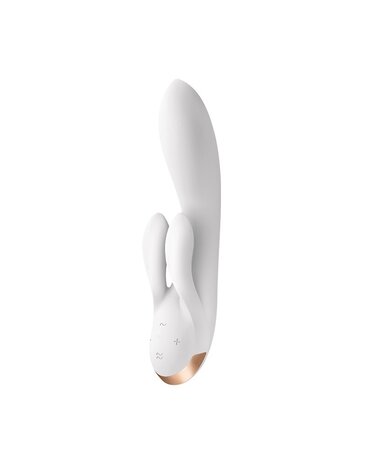 Satisfyer Satisfyer - Double Flex - Vibrateur rabbit - Blanc Satisfyer Satisfyer - Double Flex - Vibrateur rabbit - Blanc
