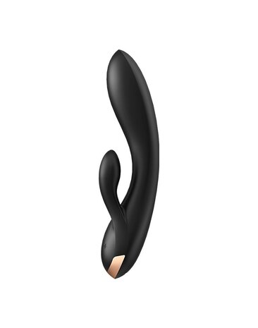 Satisfyer Satisfyer - Double Flex - Rabbit Vibrator - Black Satisfyer Satisfyer - Double Flex - Rabbit Vibrator - Black