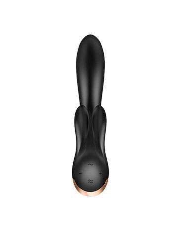 Satisfyer Double Flex – Konijnvibrator met app en 3 motoren Satisfyer Double Flex – Konijnvibrator met app en 3 motoren