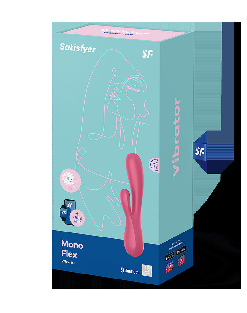 Satisfyer Satisfyer Mono Flex Red Berry / incl. Bluetooth and App
