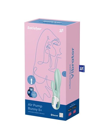 Satisfyer Air Pump Bunny 5+ – Rabbit Vibrator mit Aufblasfunktion & App-Steuerung