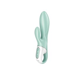 Satisfyer Air Pump Bunny 5+ - Opblaasbare Rabbit Vibrator (met App Control) - Mint