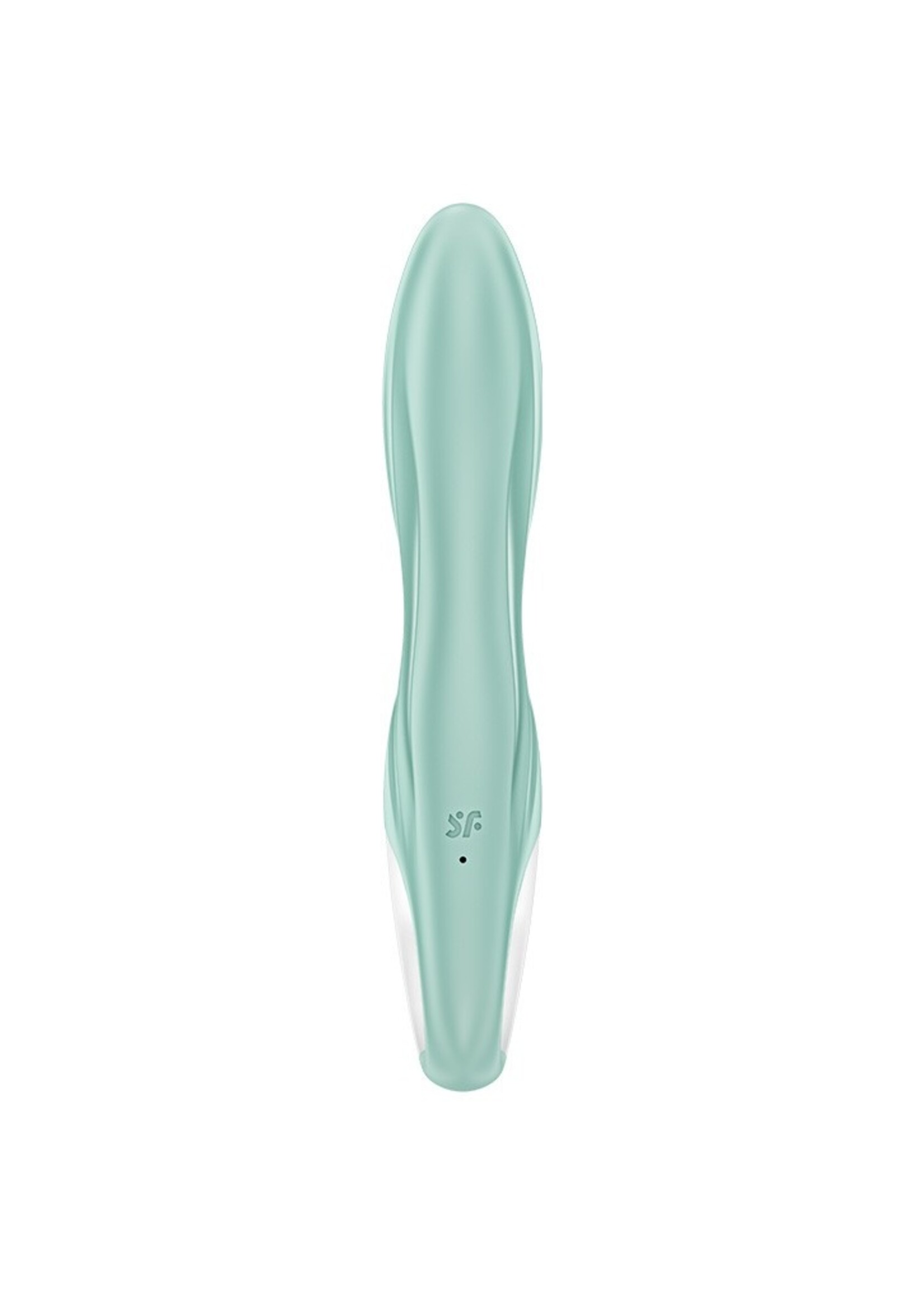 Satisfyer Air Pump Bunny 5+ - Vibromasseur rabbit gonflable (avec contrôle par application) - Menthe