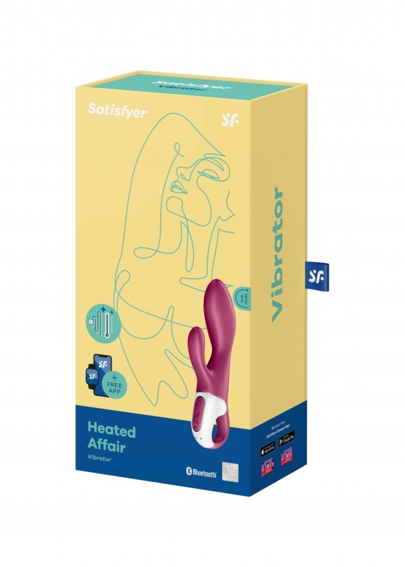 Satisfyer Heated Affair – Rabbit Vibrator mit Wärmfunktion & App-Steuerung