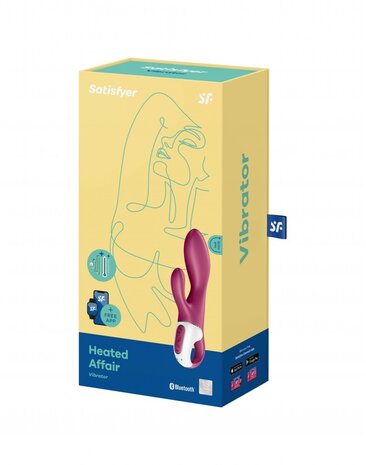 Satisfyer Heated Affair – Konijnvibrator met verwarmingsfunctie en app-bediening Satisfyer Heated Affair – Konijnvibrator met verwarmingsfunctie en app-bediening