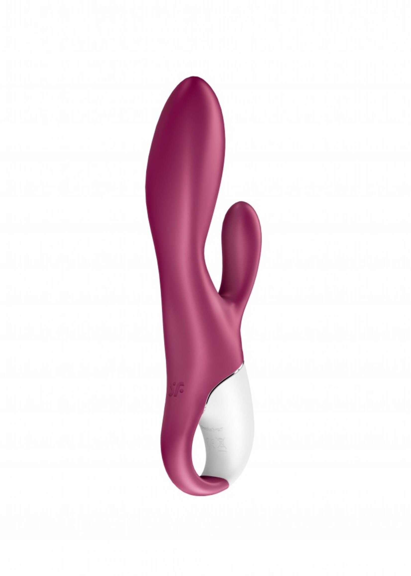 Satisfyer Heated Affair - Vibromasseur Point G Chauffant + Rabbit - Berry