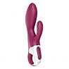 Satisfyer Heated Affair - Vibromasseur Point G Chauffant + Rabbit - Berry