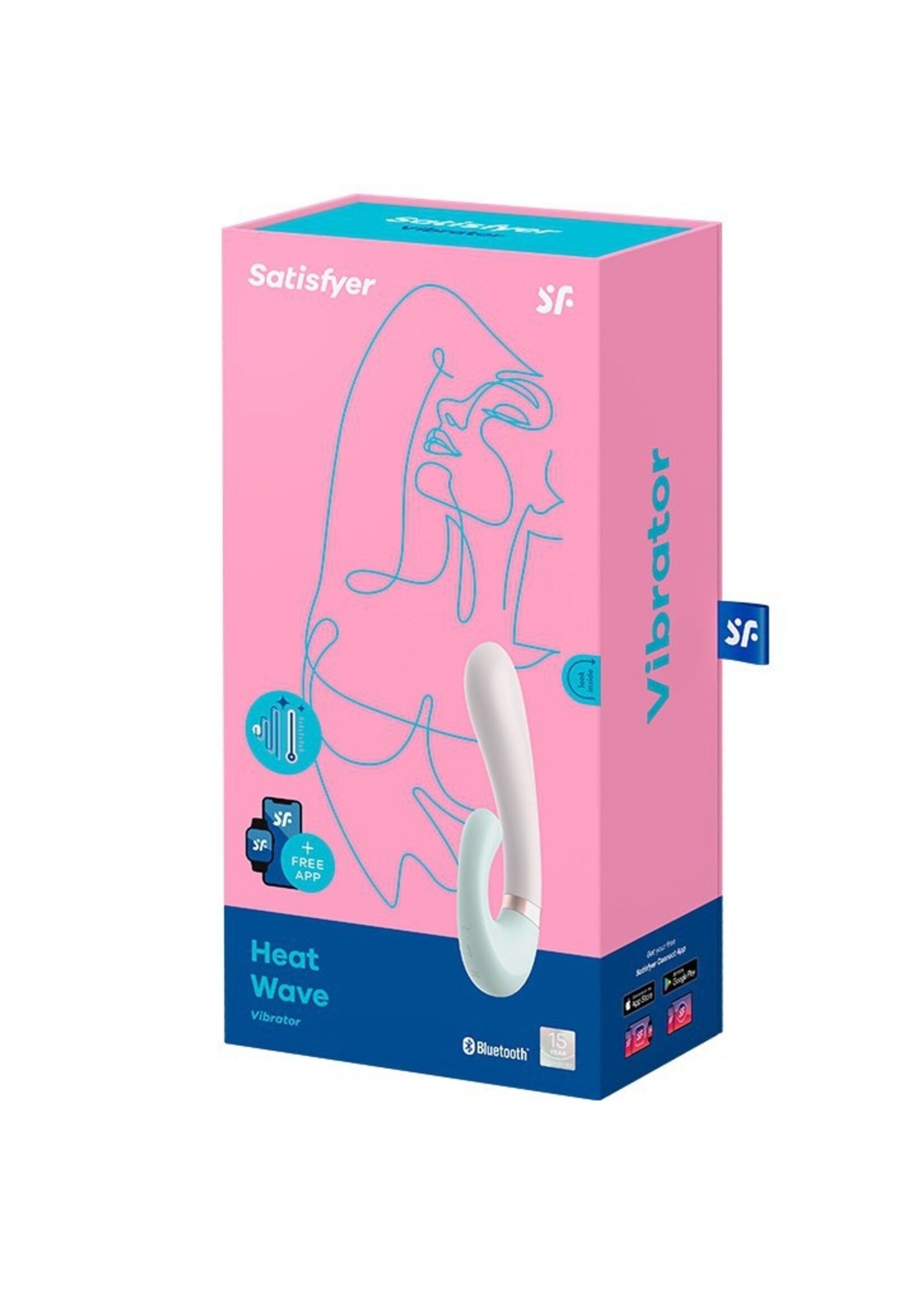 Satisfyer Heat Wave - Konijnvibrator met warmte- en app-bediening