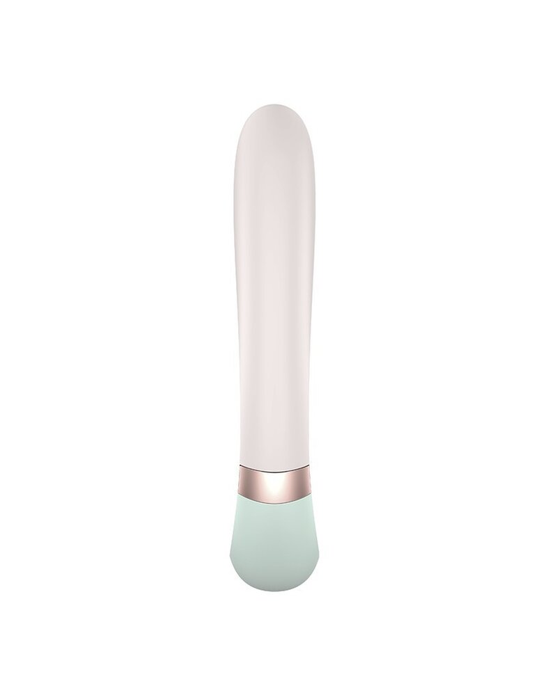 Satisfyer Heat Wave - Vibrateur rabbit chauffant - Mint