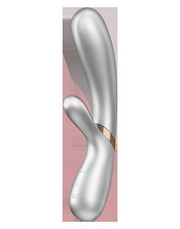 Satisfyer Satisfyer - Hot Lover - Vibromasseur Chauffant - Argent