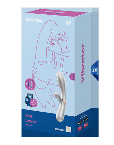 Satisfyer Satisfyer - Hot Lover - Vibromasseur Chauffant - Argent